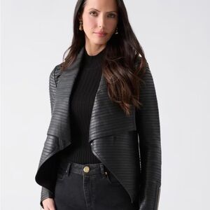 Guess Black suede Jacket for Women